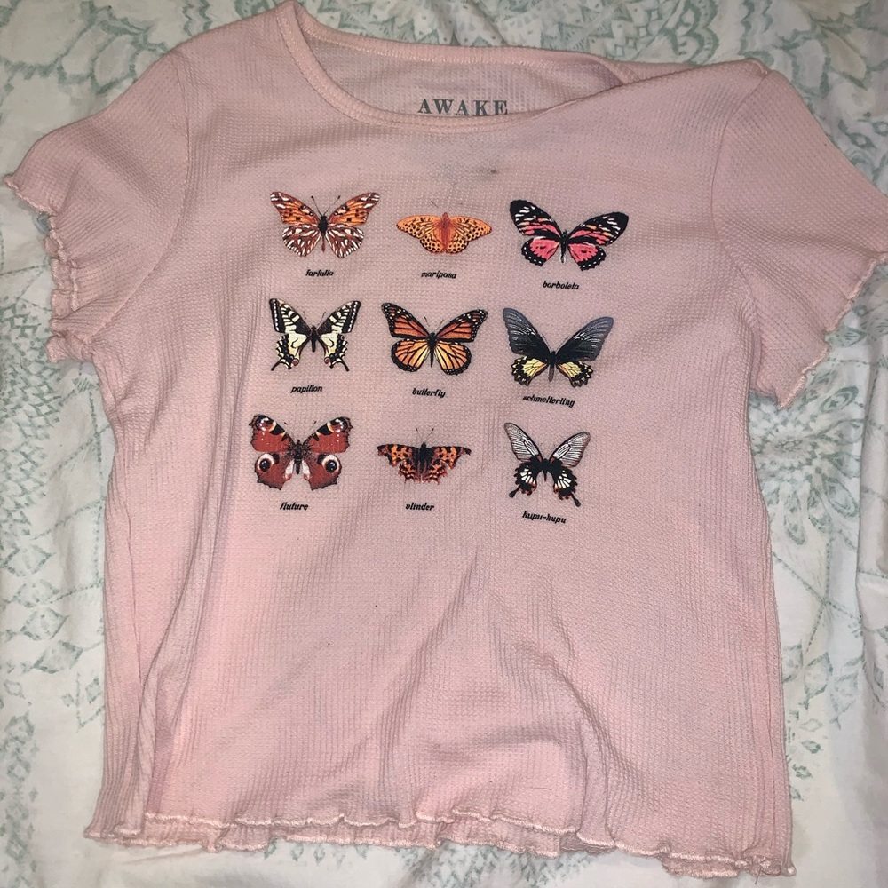 awake butterfly shirt